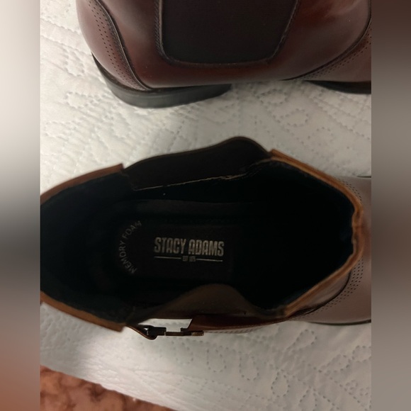 Stacy Adams Joffrey Chelsea Boots! Leather Upper! - Picture 5 of 5